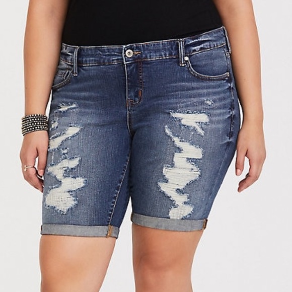 boyfriend bermuda shorts